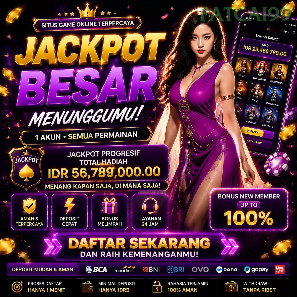 Ikon aplikasi fatcai99 resmi